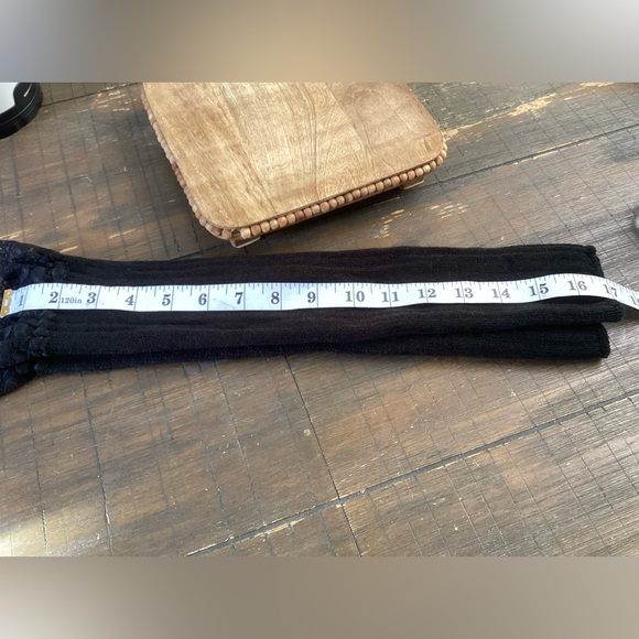 🌸Knit Lace  Arm Warmers Lace Trim - Picture 4 of 4